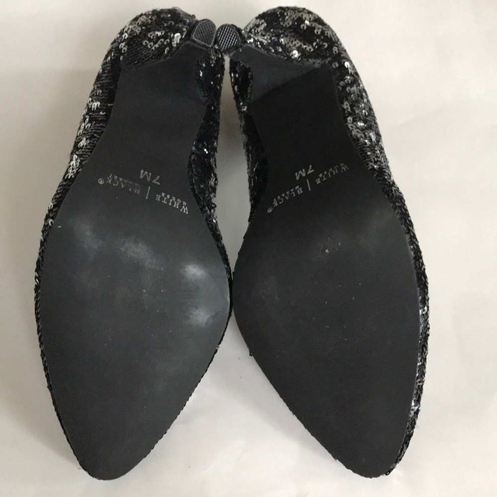 White House Black Market Athena Sequin Heels - Picture 7 of 8
